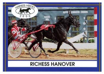2000 Harness Heroes #17-00 Richess Hanover Front